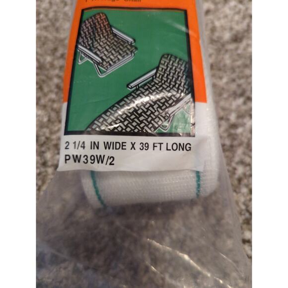 FROST KING Lawn Furniture Re-Webbing Weatherproof Plastic Retro Outdoors PW39W/2 - Picture 7 of 8